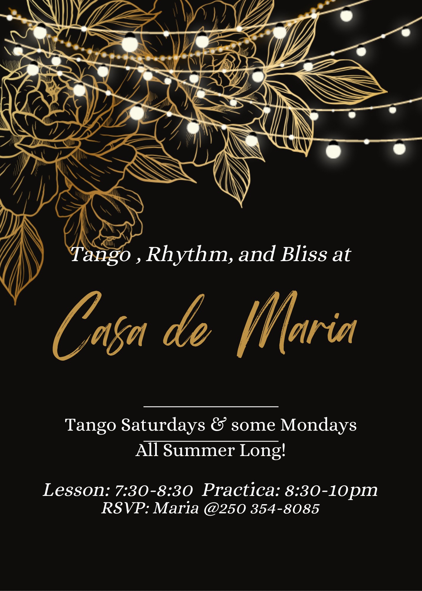 ~KootenayDanceNews~ Tango Celebration & Practica Night this Sat, Nov 8th!